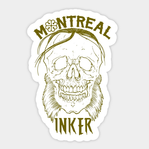 paskalamak montreal inker Sticker by Paskalamak